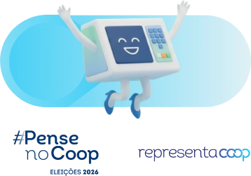 Imagem do mascote do pense no coop