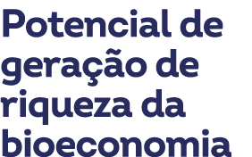 Potencial de gera o de riqueza da bioeconomia