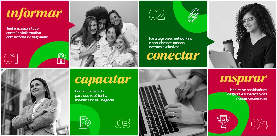 Donas do Negócio: pilares