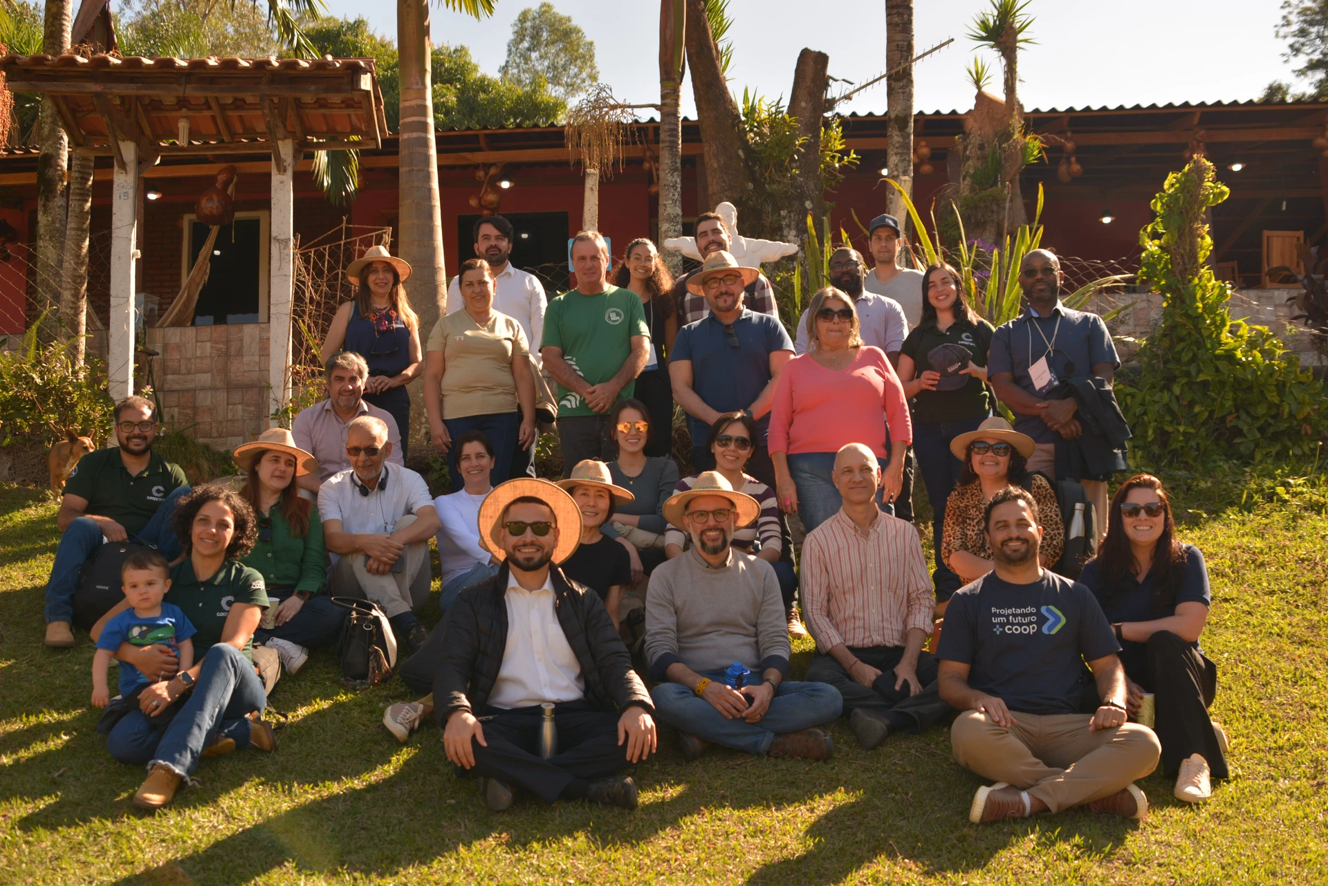 Comitiva da jornada cooperativa rumo à COP 29