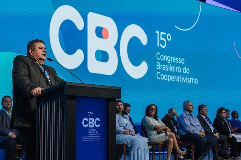 Presidente do Sistema OCB, Márcio Lopes de Freitas realiza abertura do 15ª CBC