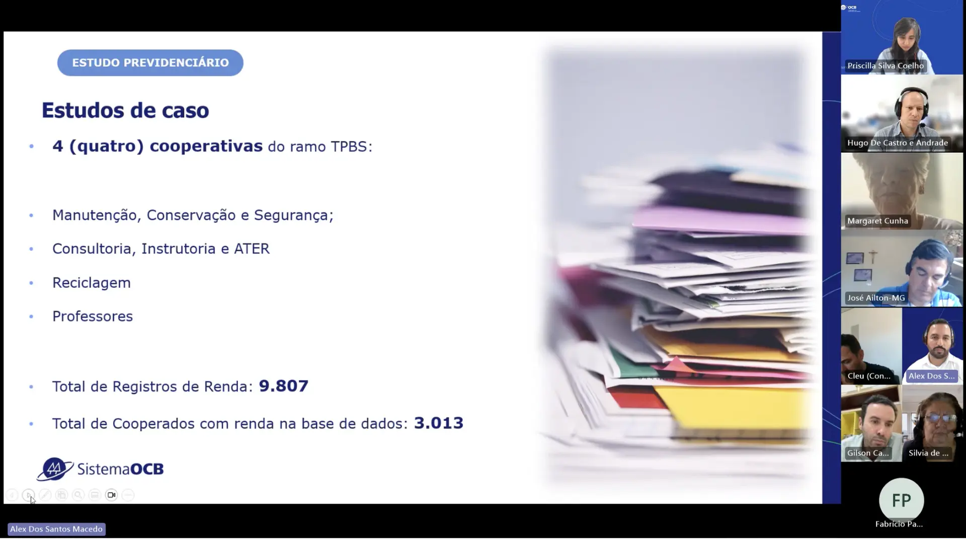  Reunião virtual com participantes do Ramo TPBS