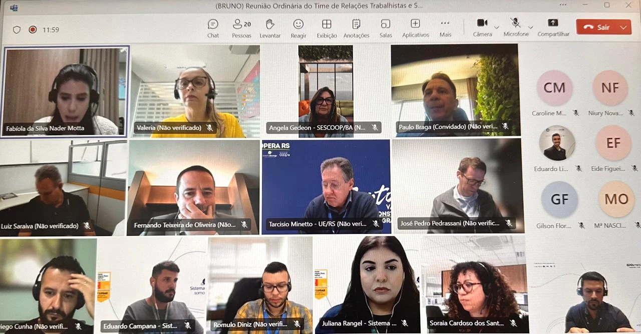 Reunião virtual do CNCoop