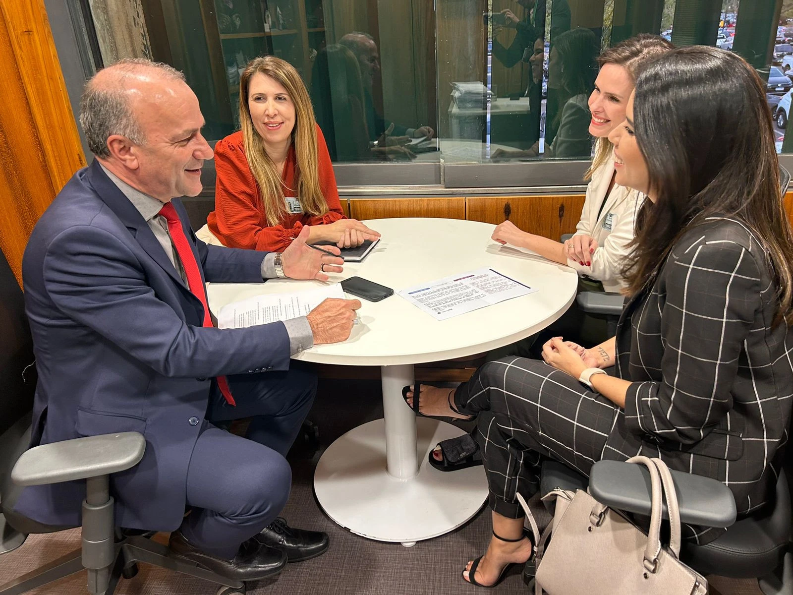 Reunião com o deputado Helder Salomão