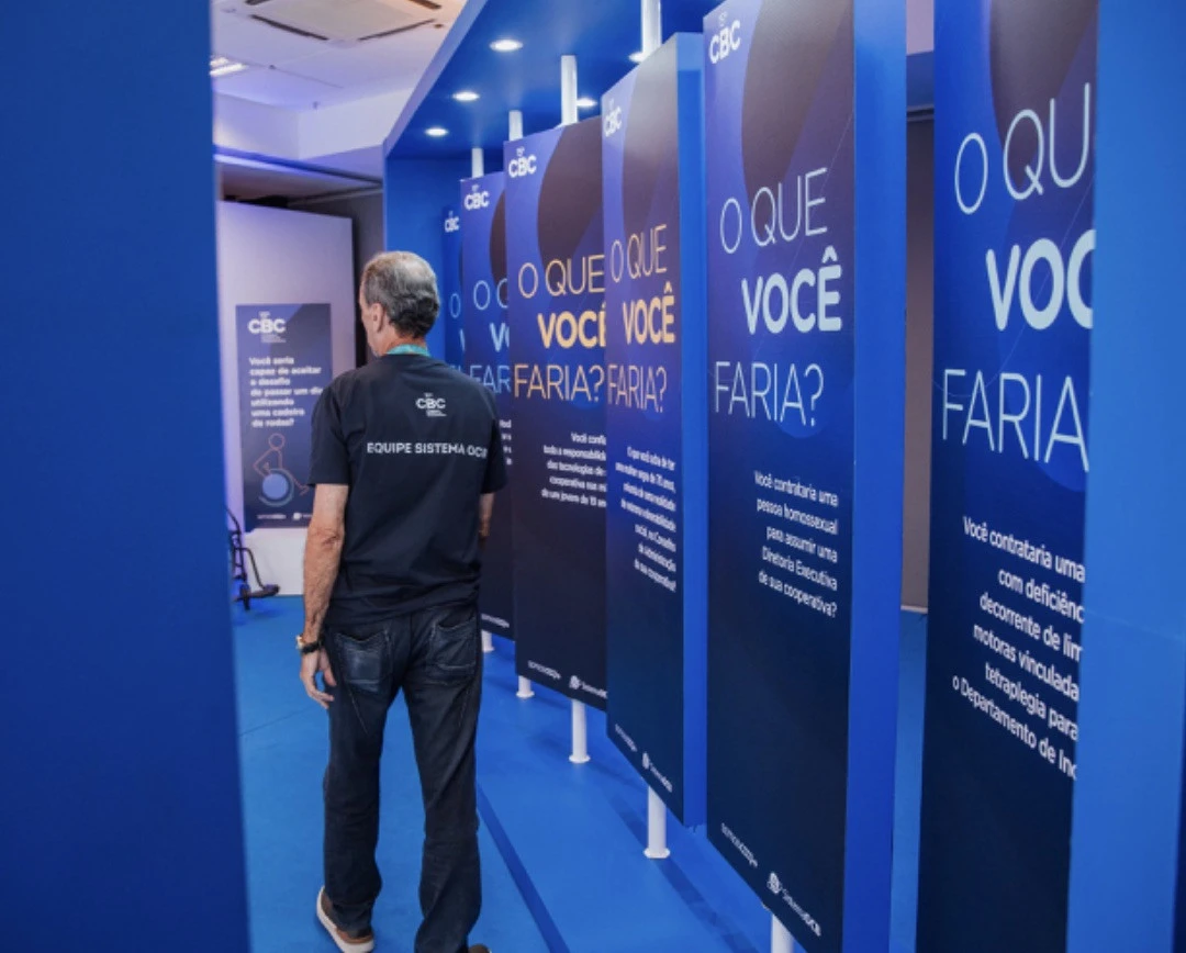 Painéis traziam reflexão acerca da inclusão no ambiente de trabalho