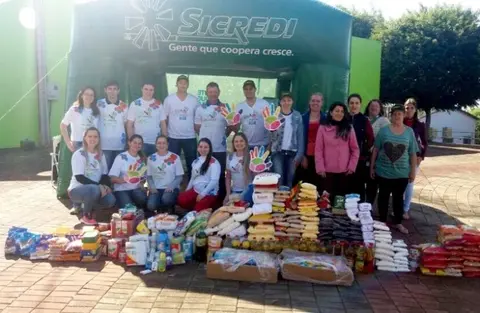 Doações do Sicredi marcam o Dia do Cooperativismo