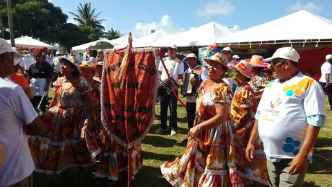 SE | Grupo folclórico se apresenta no Dia C em Aracaju