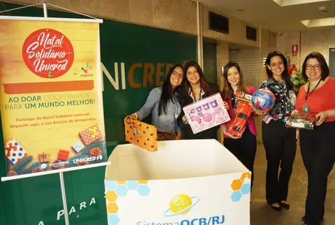 Natal Solidário Unicred entrega presentes a mais de 500 crianças