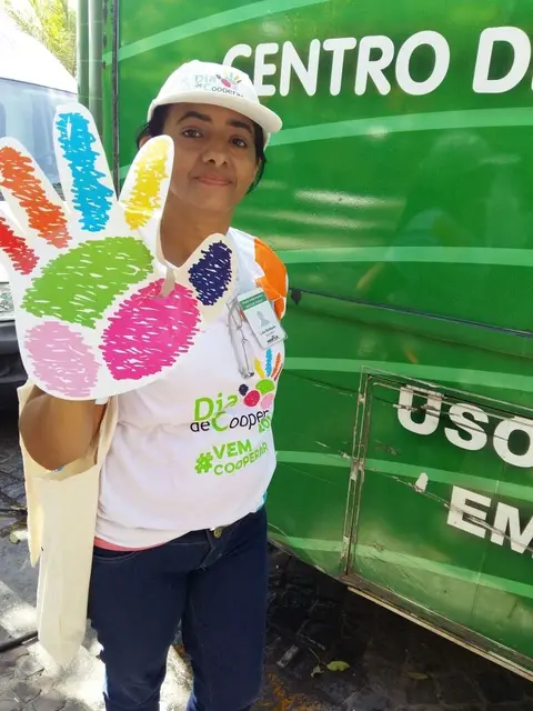 CE |  Voluntária participa pela primeira vez do Dia de Cooperar