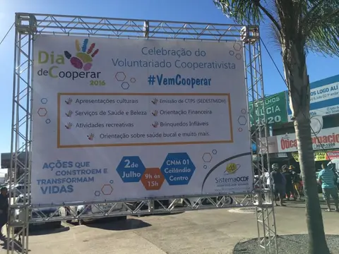 DF| Celebração do Dia de Cooperar começa com muita alegria em Ceilândia