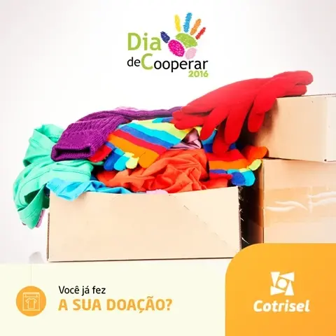 Cooperativas gaúchas recolhem agasalhos, alimentos e materiais de higiene