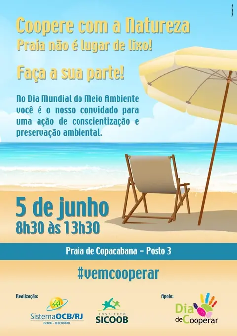 Sistema OCB/RJ  e Instituto Sicoob em ação no Dia Mundial do Meio Ambiente