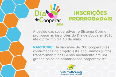 Prorrogado prazo para inscrições em Minas