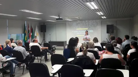 Voluntários do LABS em Rede apresentam Projetos de Inovação Social em Forquilhinha (SC)
