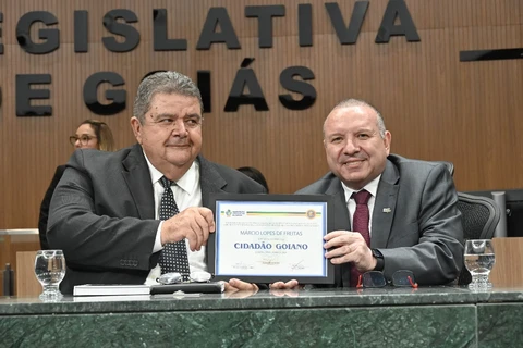 Márcio Lopes de Freitas recebe título de cidadão goiano